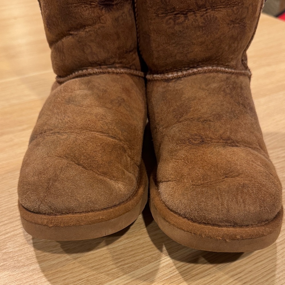 UGG Brown Shearling-Lined Winter Boots - Picture 2 of 11